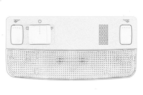 Innenraumleuchte 5ja 947 - vw,