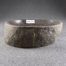 Naturstein Waschbecken 55 cm Aufsatzwaschbecken Bad Wohnfreuden