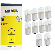 10 Stück 24V 10W R10W BA15s Narva 17326 Glühlampe Kugellampe LKW Bus  N931w