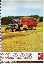 241442) Claas Ladewagen LL LWL Prospekt 1976