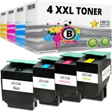 4x XL Toner für LEXMARK C540
