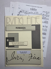 Noten.  Fine. Romanza for Wind