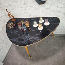 Nierentisch 50s schwarz