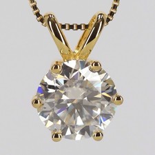 5 Karat Moissanit Anhänger im