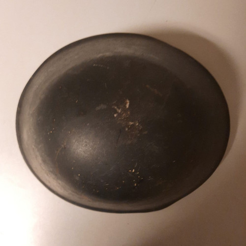 Stahlhelm schwarz mit