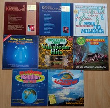 8 x Melodien, Chöre, Konzerte Sampler - 12" Vinyl LP - Konvolut, Sammlung, Paket
