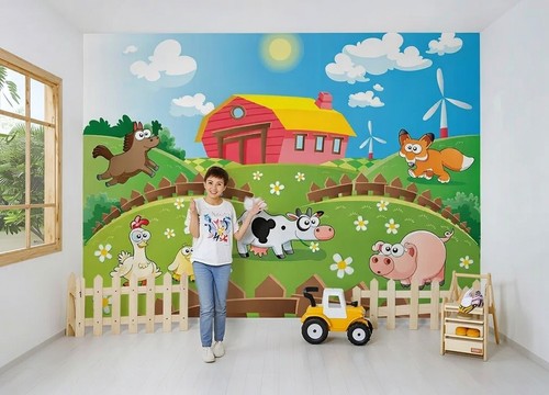 Nice wall tierfarm tapete - tierfarm,