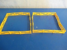 24 teiliger gelber Kleintier Zaun zu Bauernhof  Playmobil 8237