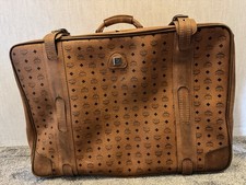 MCM Koffer mit Rollen 23914 Leder Braun | Vintage | 80er  | 75cm x 50cm x 20cm |