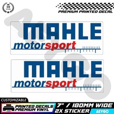 2x MAHLE Vinyl Aufkleber