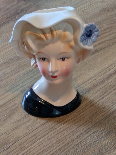 Vintage midcentury lady head - vintage,