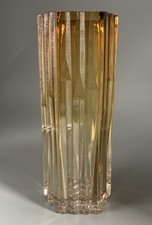 Glas Vase; Humppila Finnland; Design Tauno Wirkkala; Model Mesiurut Honigorgel;