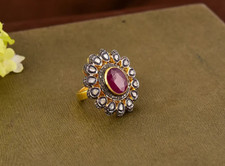 Ruby polki diamant - diamant, floral