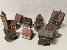 H0 Gebäude-Konvolut verschiedener Hersteller - Stadthäuser Kirche Anlagenrückbau