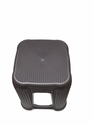 Kunststoff rattan optik hocker - rattan,