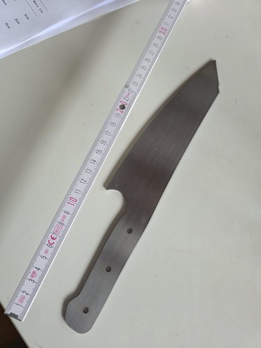 Kochmesser klingenrohling - -,