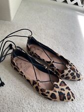 KMB Ballerina 40  Flats Slipper Schuhe LEO Fell NP 149,00 ~ TOP !!