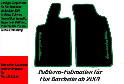 Fußmatten für fiat - für,