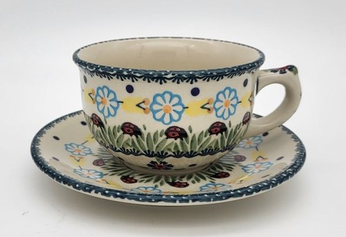 Bunzlauer keramik tasse mit - keramik,