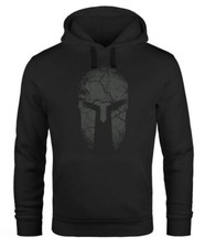 Hoodie HerrenAufdruck Sparta Helm Spartan Warrior Print Kapuzen-Pullover Männer