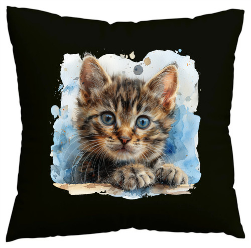 Kissenbezug katze batzen - kissenbezug, baby