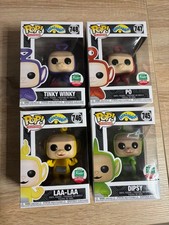Funko Pop! Teletubbies Dipsy 745, Laa-Laa 746, Po 747 & Tinky Winky 748 Limited