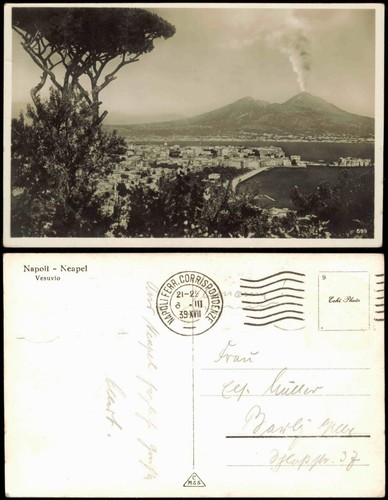 Cartoline neapel napoli vesuv - neapel,