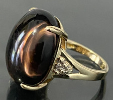 10CT Yellow Gold W/ Cabochon