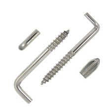 Schraubhaken gerade L-Form