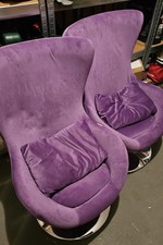 Drehsessel Lila 70er Jahre Retro 2 Stück Gebraucht Top Zustand