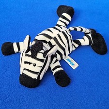 NICI ZEBRA STOFFTIER SCHLENKER 25 CM LIEGEND WILD FRIENDS SCHWARZ-WEISS  
