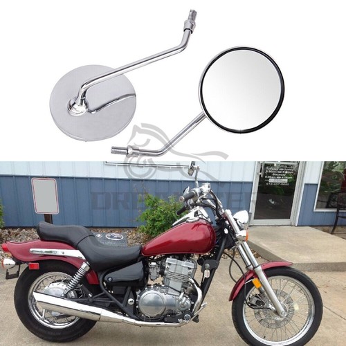 Paar rund motorrad spiegel - 1,