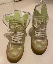 Adidas Jeremy Scott Designer Sneaker Schuhe transparent glow NEU selten
