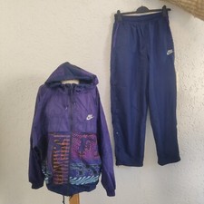 Vintage Nike Sportanzug Jogginganzug Nike Retro Jacke Hose Gr. L Zweiteler 