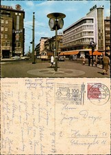 Hannover Autos VW Käfer Tram Straßenbahn Verkehr am Kröpcke 1967