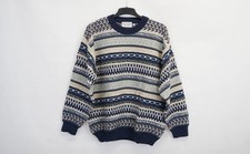 Vintage Louis Estere Coogi Style Strick Pullover Gr. L (52) 90er