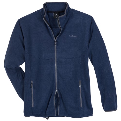 Blue wave strick fleecejacke - wave, strick-fleecejacke
