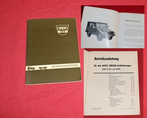Betriebsanleitung dkw munga - dkw,