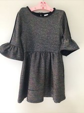 C&A Palomino Mädchen Multi-Glitzer Kleid Festkleidung Sommerkleid 110 Blau