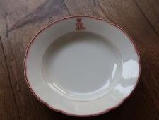 Porzellan Teller Offizierskasino Preussen "V. Garde-Regiment zu Fuß"  Spandau