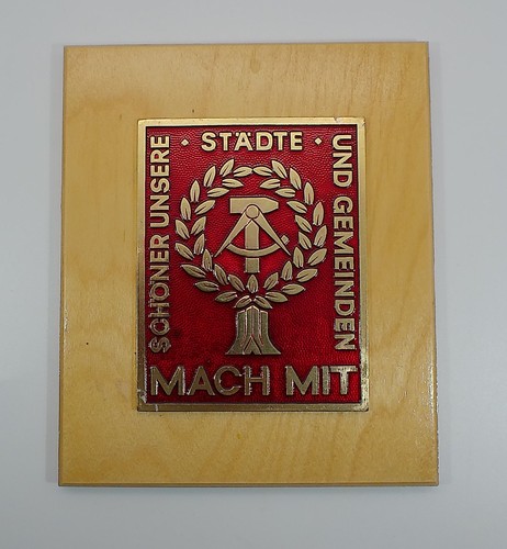 Ddr naw auszeichnung plakette - naw,