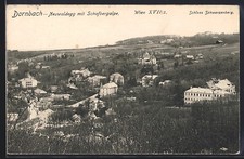 AK Wien, Dornbach, Neuwaldegg mit Schafbergalpe und Schloss Schwarzenberg 1913 