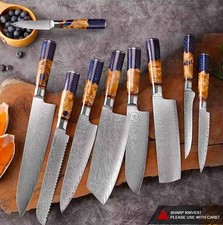 Damast küchenmesser set vg10 - damast,