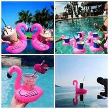 3x Pool Getränkehalter Aufblasbar Becherhalter schwimmend Flamingo Badespielzeug