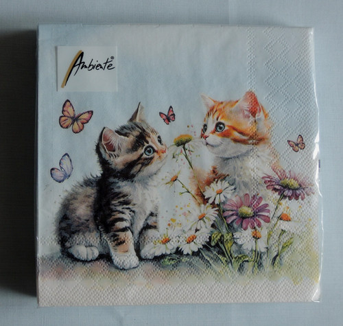 Servietten kleine katzen 1 - servietten,