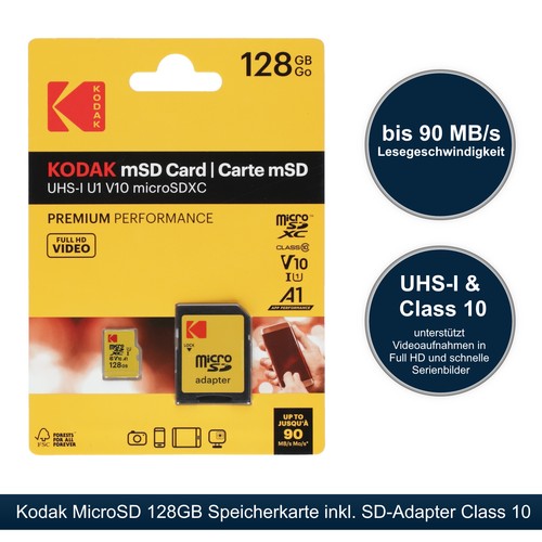 Kodak microsd 128gb - microsd,