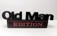 3D Old Man Edition Emblem