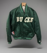 Starter Jacke Milwaukee Bucks ? Size L NBA ??? Retro Vintage Bucks 90s