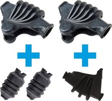 Gummimanschetten Set für XT500 SR500 mit Trommelbremse + Faltenbalg Deko-Hebel