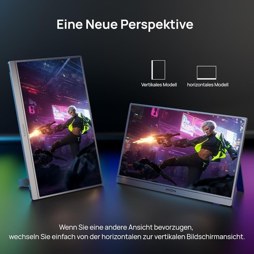 Arzopa tragbarer monitor - 16,1",
